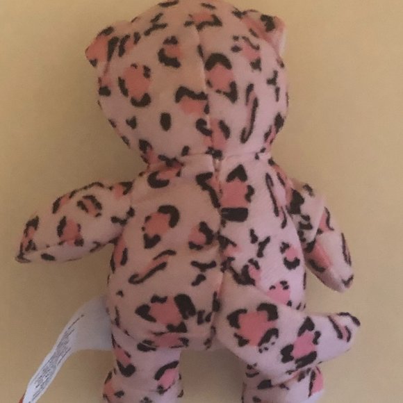 Build a Bear Small Pawfect Pink Panther Leopard Shirt Plush 2009 For McDonald's - Picture 4 of 9
